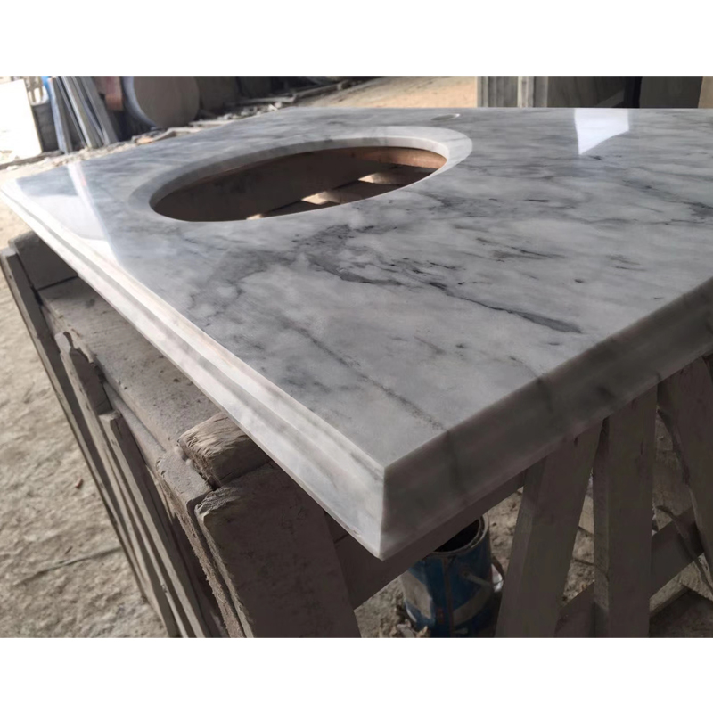 White Marble Vanity Tops and Sinks